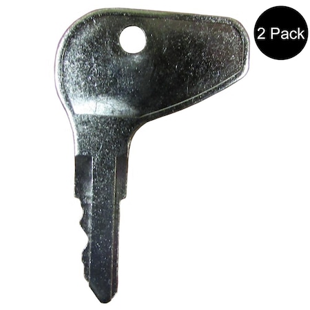 Aic Replacement Parts Qty. 2 Starter Switch Key for  Fits Kubota Tractor 35260 31852 ELI80-0098_x2